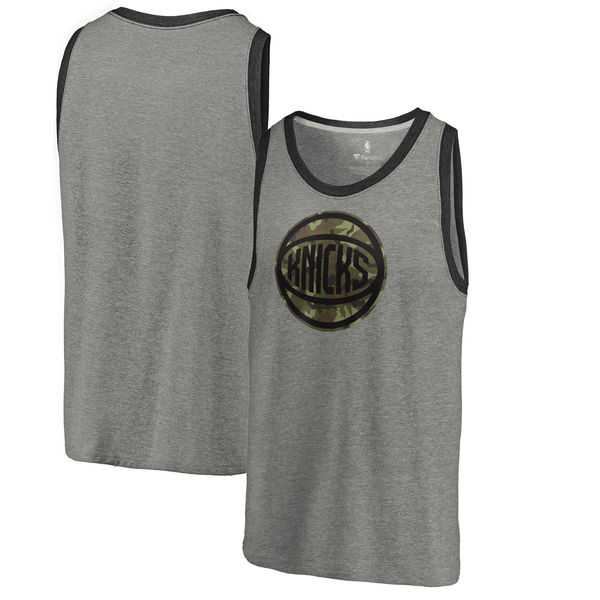 New York Knicks Fanatics Branded Camo Collection Prestige Tri-Blend Tank Top - Heathered Gray,We sell and wholesale New York Knicks Fanatics Branded Camo Collection Prestige Tri-Blend Tank Top - Heathered Gray on line form chian!